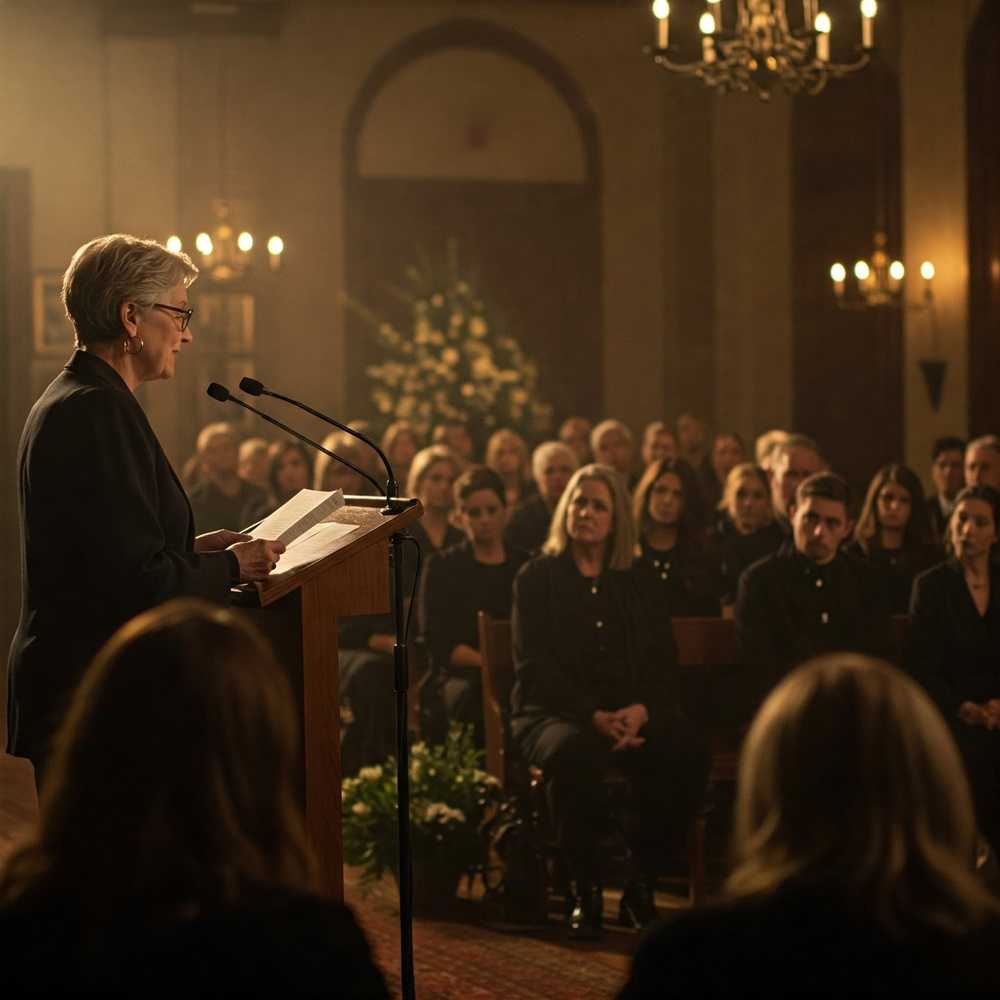 Discurso de agradecimiento por asistencia a funeral
